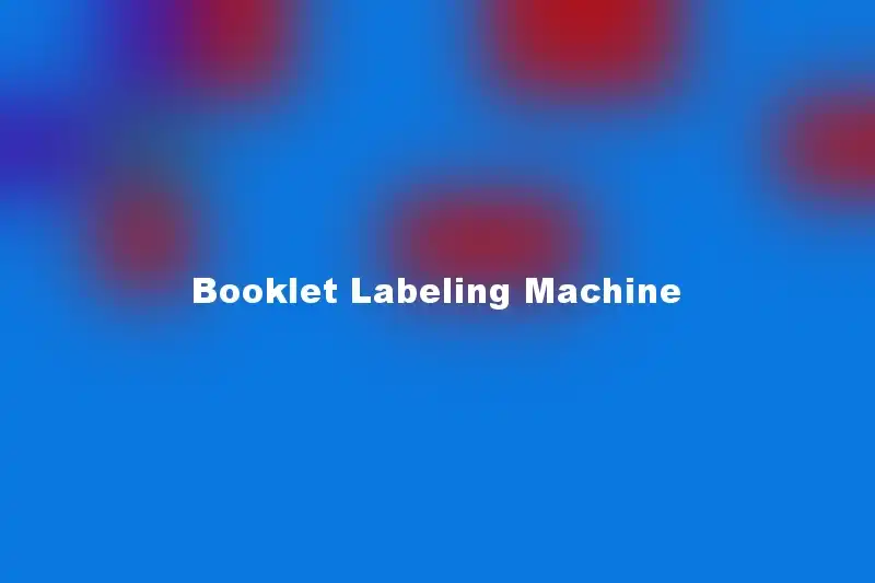 Booklet Labeling Machine